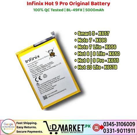 Infinix Hot 9 Pro Spare parts price .